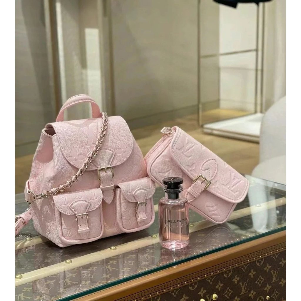 Louis Vuitton Backpack Frog School Bag Ladies Chain Shoulder Bag Handbag 3X9H