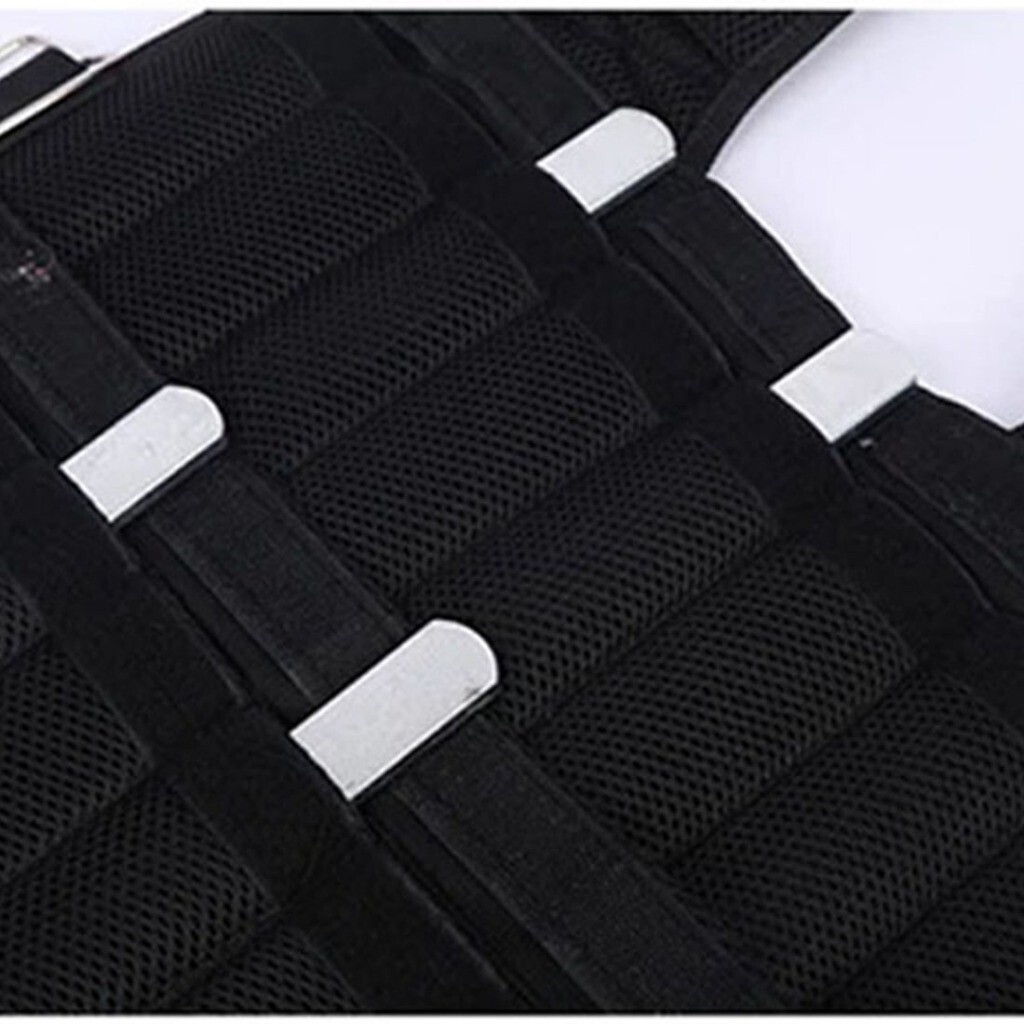 【Local】10KG Fitness Weighted Vest Adjustable Weighted Jacket Running Weight Vest Steel Plate Include