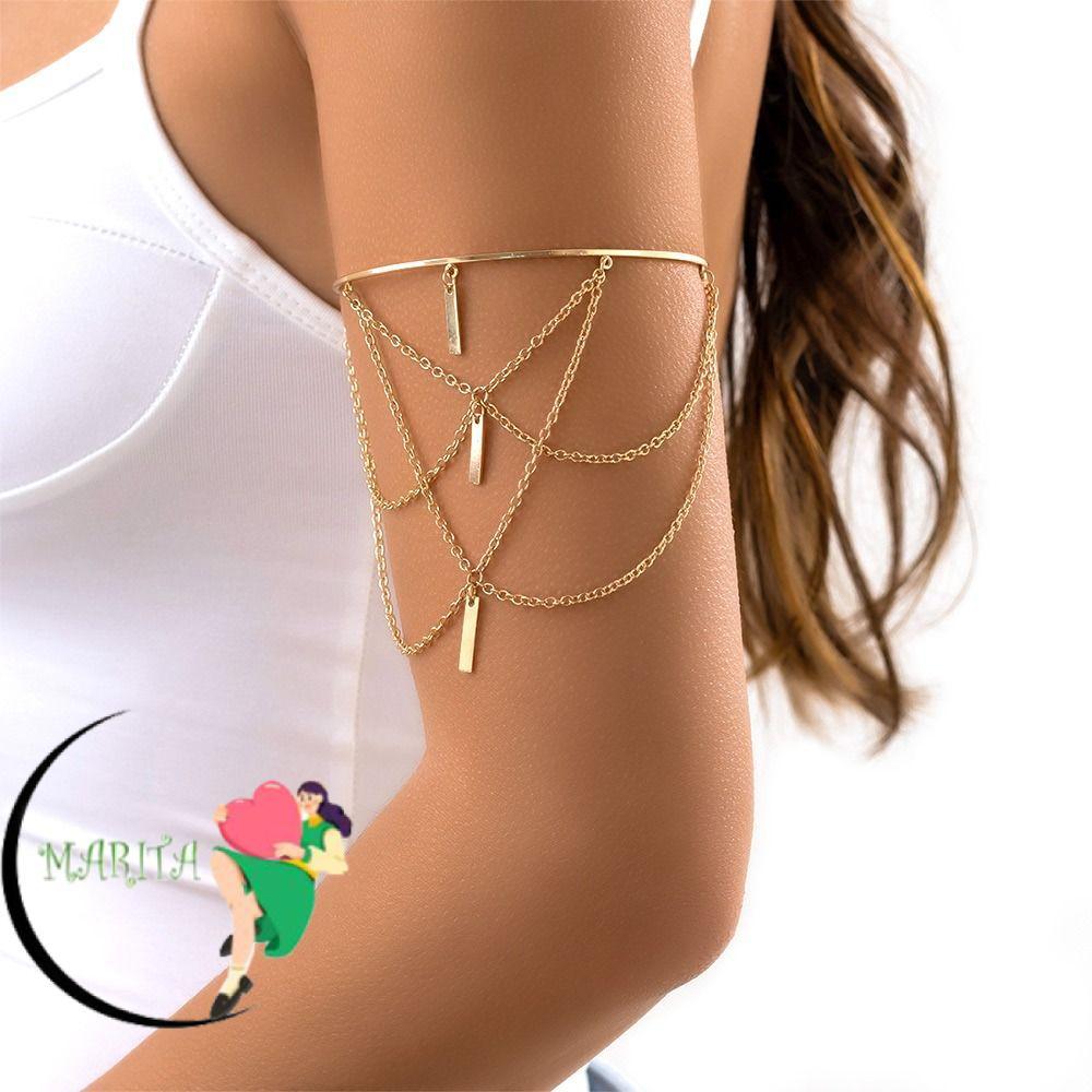 MARITA Arm Bracelet Summer Punk Beach Open Upper Arm Bracelet