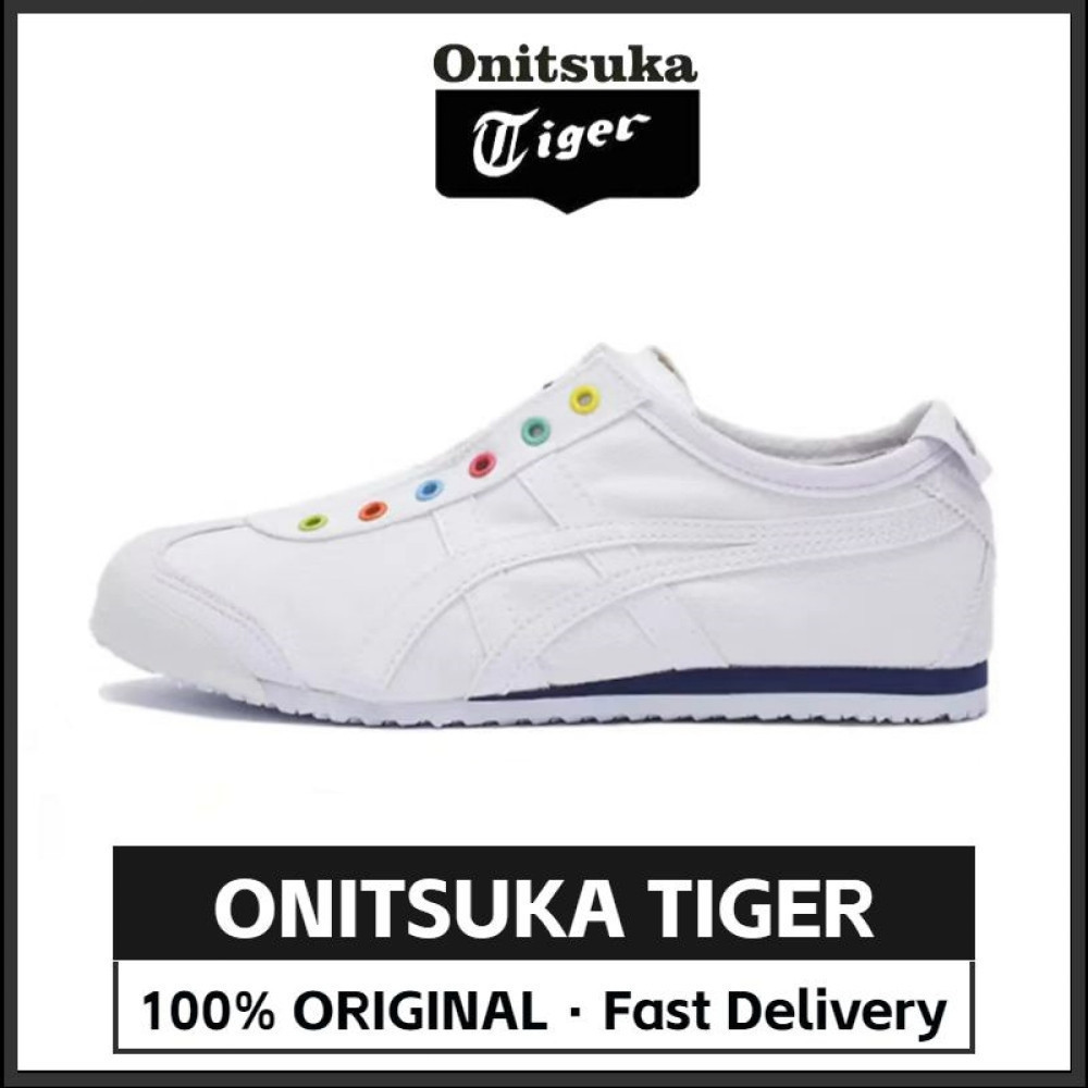 Onitsukazerap ที่น่ารื่นรมย์ Mexico 66 เข้มมาก พร้อมกล่อง ป้าย และรองเท้าผ้าใบ ฟีลฟรีวิ่งสําหรับผู้ชาย
