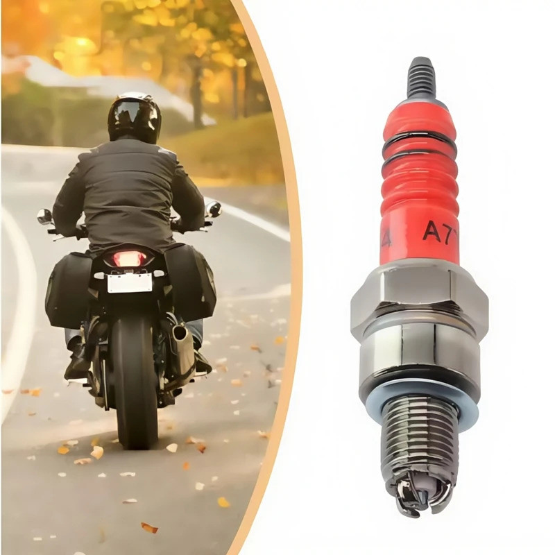 L7T Spark Plug 3 ด้านขั้วสําหรับ 2 จังหวะเครื่องยนต์ Chainsaw เครื่องตัดแปรง 2500-5200 RPM เปลี่ยน