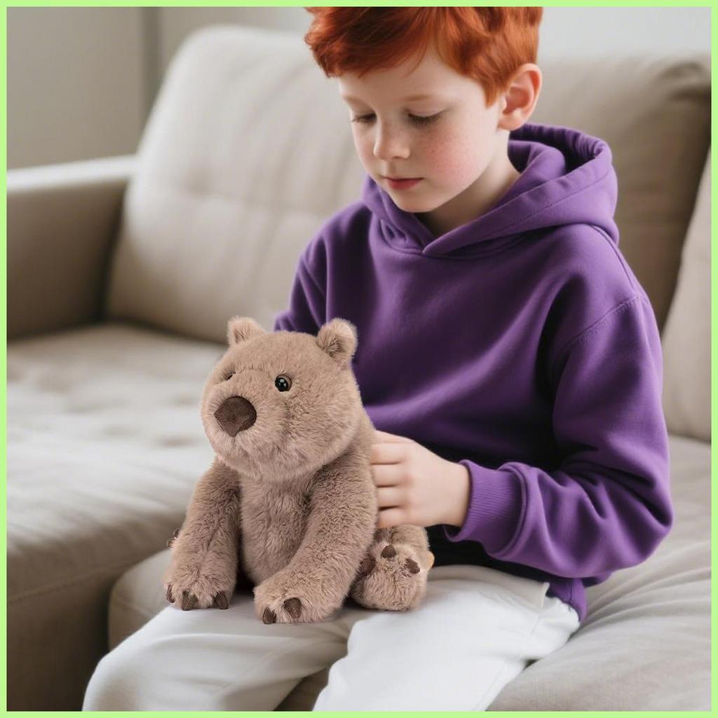 Wombat ของเล่นนุ่มน่ารักการ์ตูนตุ๊กตาตุ๊กตาตกแต่งสําหรับเพื่อนครอบครัวเด็กวัยรุ่นเยาวชนชายหญิงเด็ก p
