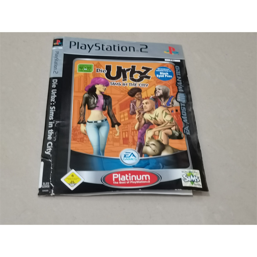 Die Urbz-sims IN The City PS2 DVD-ROM ซิมเมือง