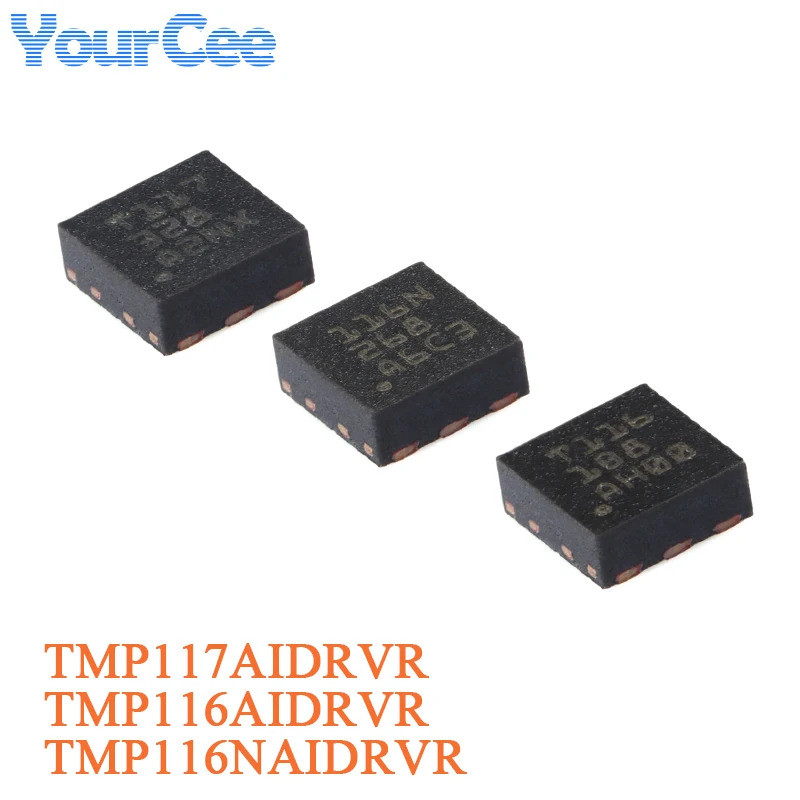 TMP117AIDRVR TMP116NADRVR TMP117/116 TMP116AIDRVR WSON-6 ชิปเซ็นเซอร์อุณหภูมิแบบดิจิตอล IC TMP112AID