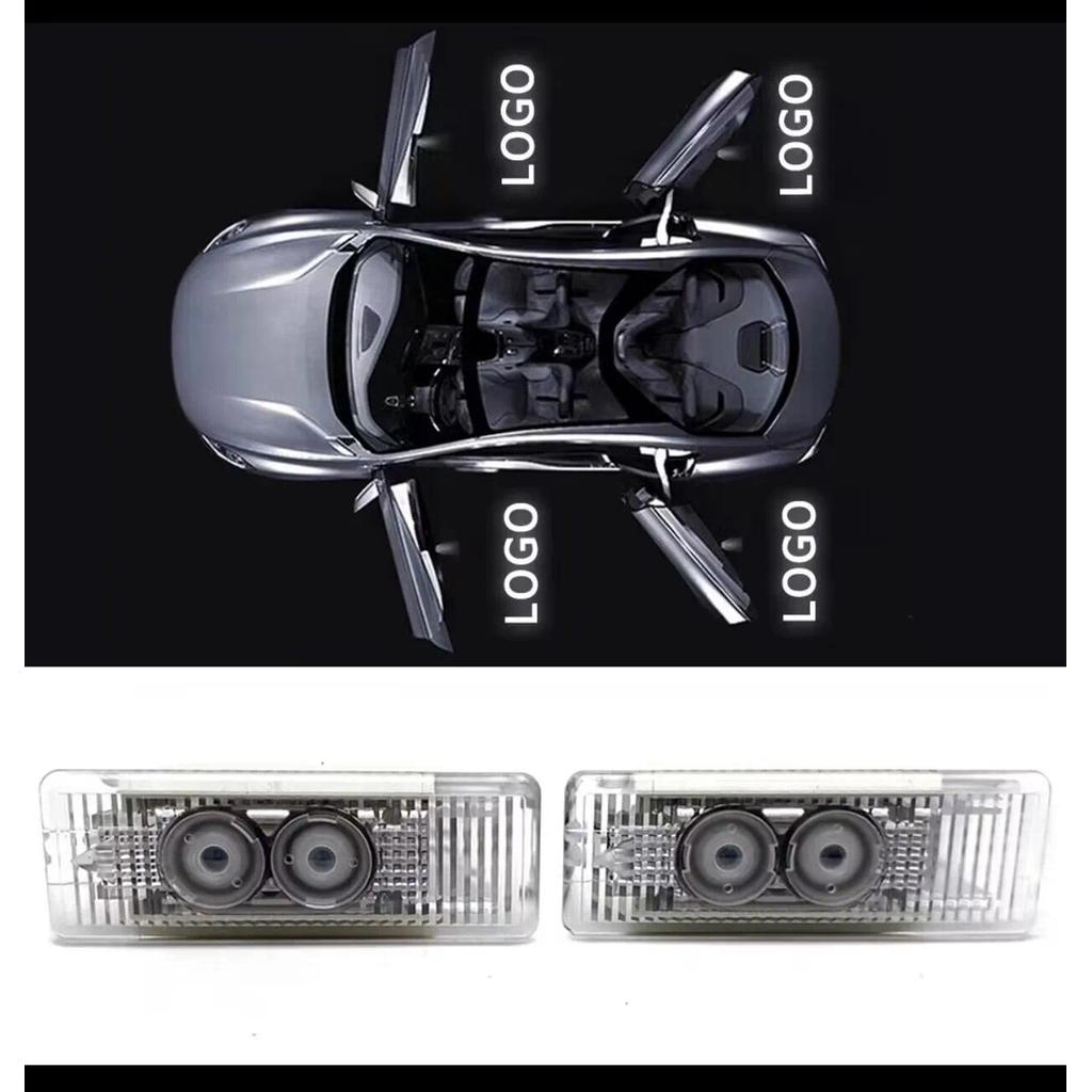 Fit สําหรับ 1 2 3 4 5 6 7 8 series HD LOGO LED 2 / 4 PCS รถประตูยินดีต้อนรับโคมไฟ Shadow Light เลเซอ