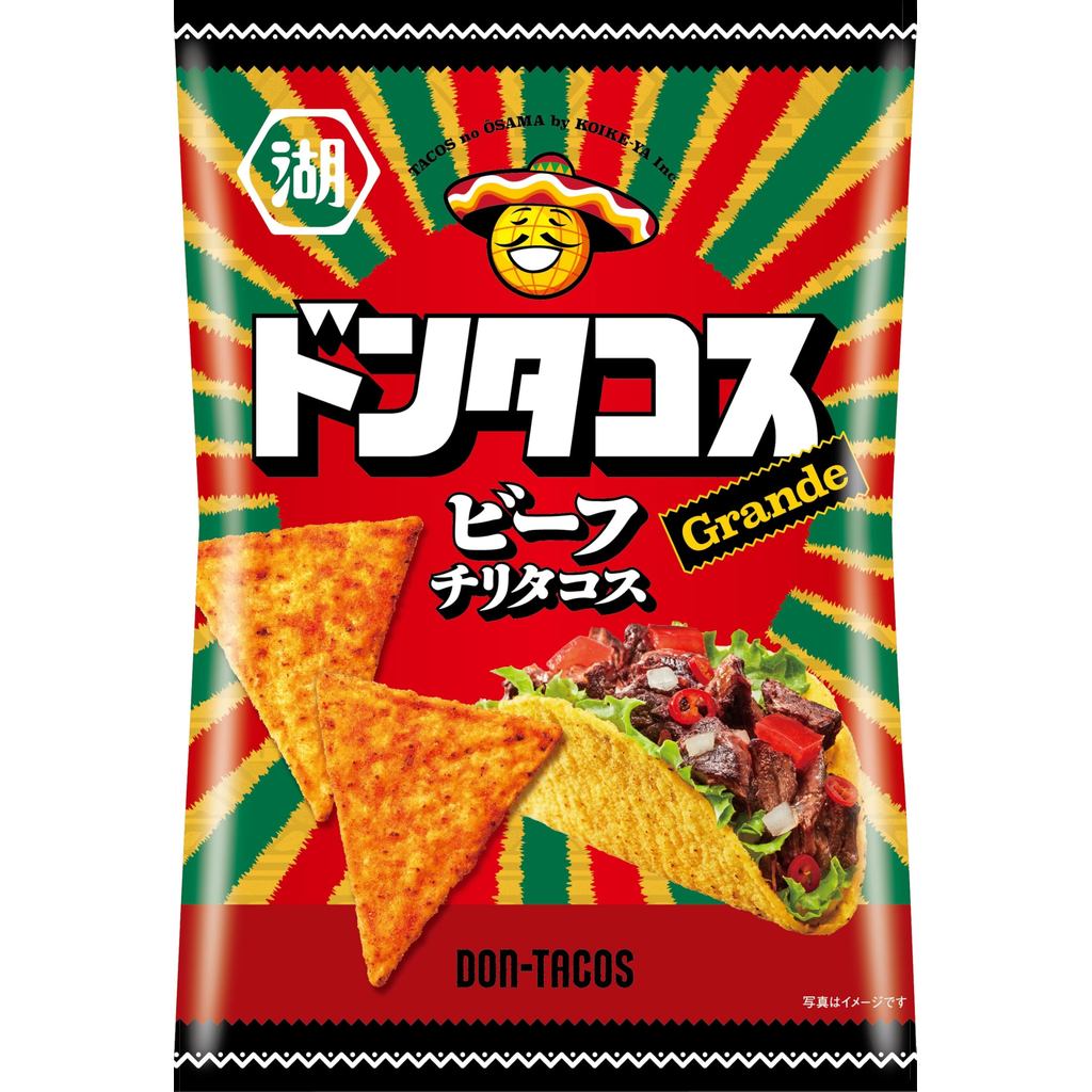 Koikeya Dontacos Beef Chilitacos 57g x 12 bags