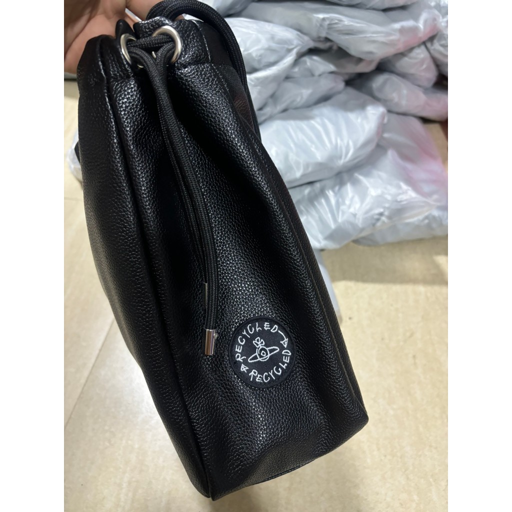 กระเป๋าทรงบัคเกต์สำหรับฤดูใบไม้ร่วง Queen Mother Xi อินเทรนด์ สายคล้องเอวและไหล่ได้ ความจุมาก - รูปที่ 2