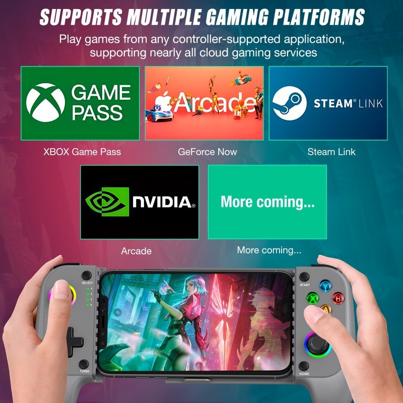 🚀ส่งไทย24ชั่วโมง🚀BEBONCOOL MC103  ตัวควบคุมเกมมือถือรองรับ Xbox Cloud, Steam Link, Call of Duty, Roblox - รูปที่ 4