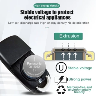 แบตเตอรี่กดปุ่ม 3โวลต์ CR2032 /DL2032 /ECR2032 สําหรับรถยนต์ รีโมทคอนโทรล นาฬิกา เครื่องคิดเลข และอื่นๆ
