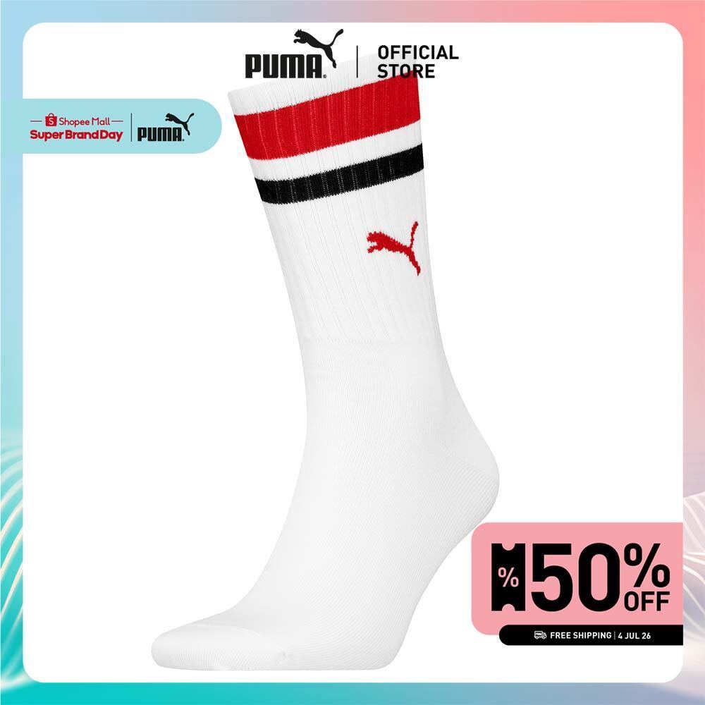 PUMA Various PUMA Unisex Socks (3-Pack) สีขาว - 94766502