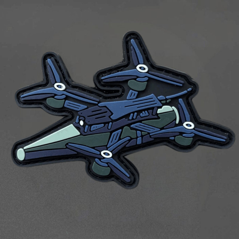 "UAV" PVC Patch Tactical Hook&Loop Vest Backpack Gear,Multi-use Decor Badge for Clothes