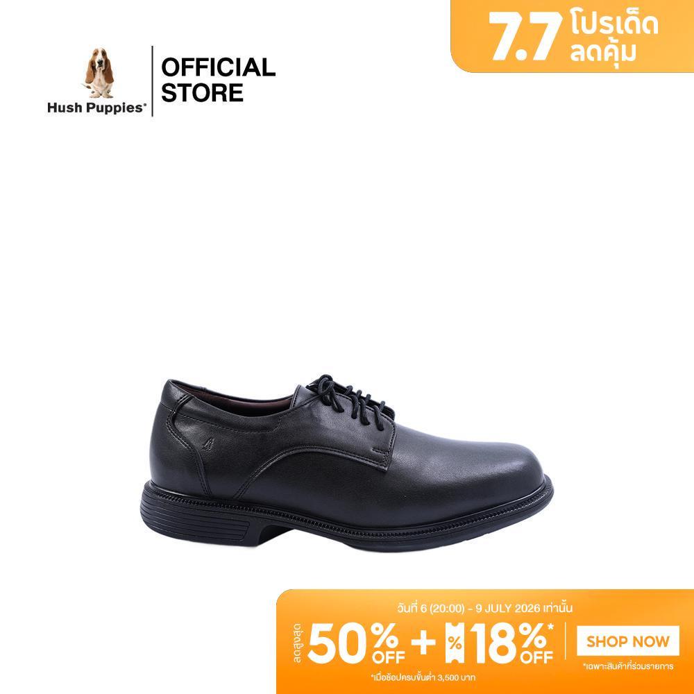 Hush Puppies รองเท้าผู้ชาย รุ่น  HP 8HDFPP805A - สีดำ (รองเท้าทางการหนังสังเคราะห์ แบบสวม)
