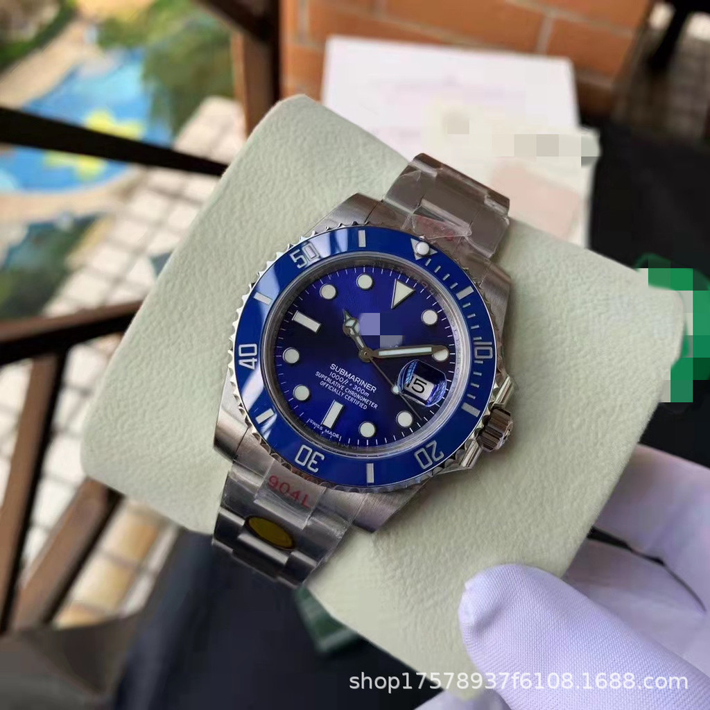 Laojia Water Ghost นาฬิกาผู้ชายกันน้ํากลไกอัตโนมัติ 2836 3135 Movement Submarine Series Cross-Border