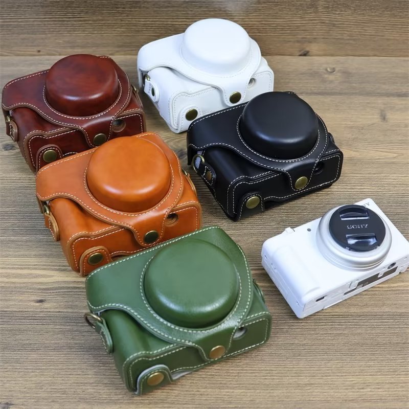 เหมาะสําหรับ Sony ZV1F เคสหนังแบบรวมทุกอย่าง Sony zv1f เคสป้องกันการถ่ายภาพอุปกรณ์เสริมกล้องดิจิตอล