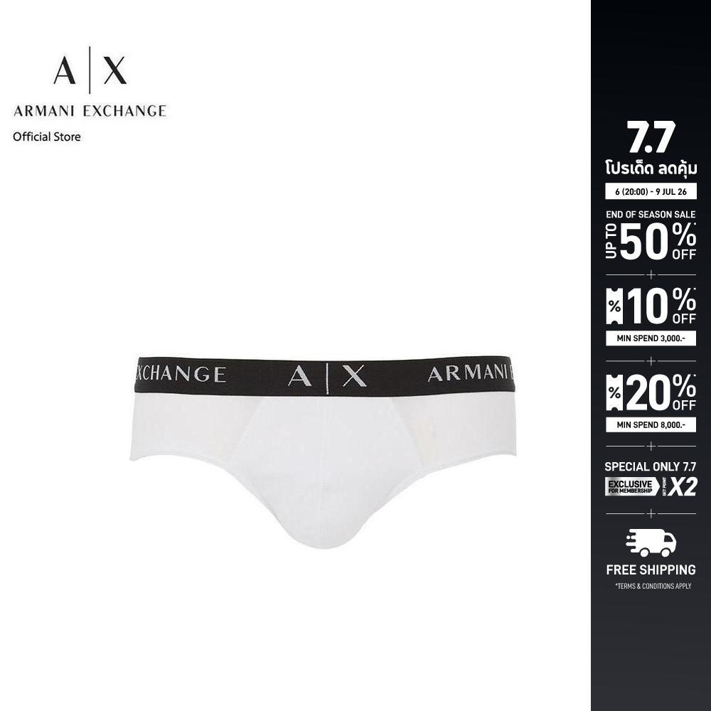 Armani Exchange กางเกงในผู้ชาย รุ่น XM000870-AF13682-M0066 - สีขาว