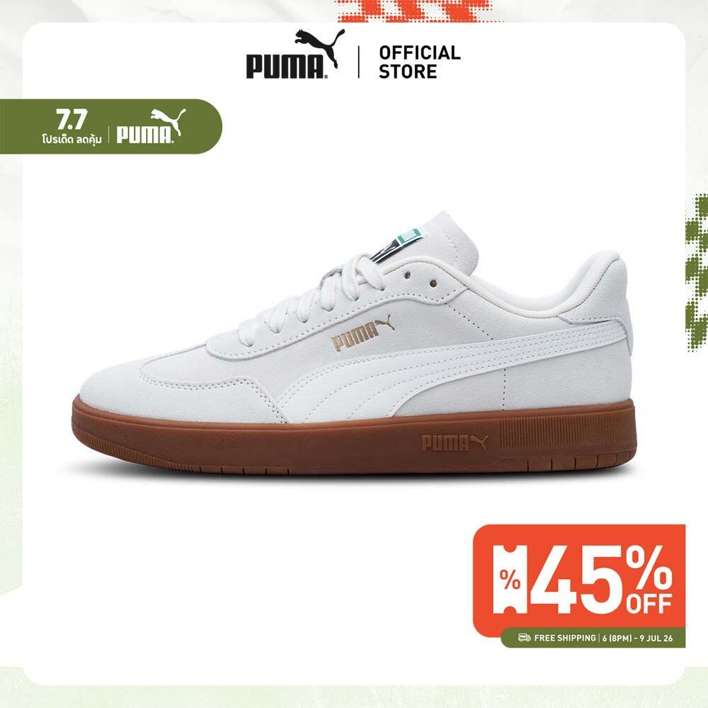 PUMA Basics รองเท้าผ้าใบ Ascenso Suede ยูนิเซ็กส์ สีขาว - 40594802