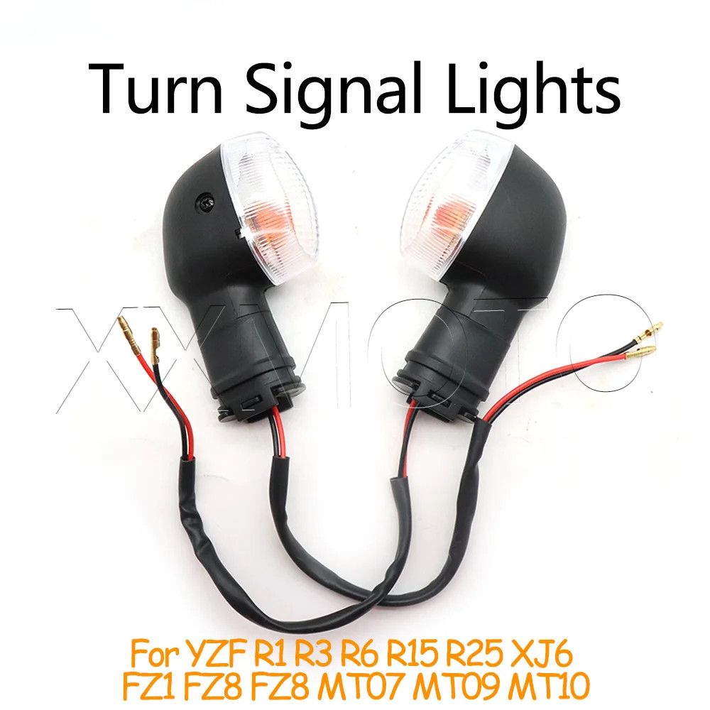 สําหรับ Yamaha YZF R1 R3 R6 R15 R25 XJ6 FZ1 FZ8 MT07 MT09 MT10 MT-07 YZF-R1 MT 07 09 10 ไฟเลี้ยวรถจั
