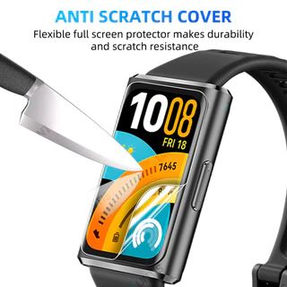 แก้วนิรภัย 9D / ฟิล์มอ่อน for Smartwatch Huawei Band 11/11 Pro /10 9 8 7 NFC อุปกรณ์ป้องกันหน้าจอเปลี่ยน