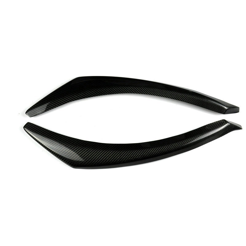 พรีเมี่ยมคาร์บอนไฟเบอร์ไฟหน้าคิ้ว Trim Angry Eyes สําหรับ Honda Freed GB5 สติกเกอร์ตกแต่งฝาครอบเปลือ
