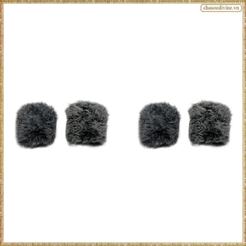 [KG X] 2X Furry Windscreen สําหรับ Zoom H5 STUDIO กระจกหน้ารถกลางแจ้งขนสัตว์เทียม Mic Cover Studio R