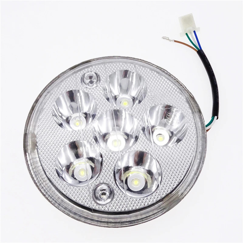 CC Motorcycle 5'' Super Bright LED Round Head Light Headlight Spotlights Fog Lamp For SUZUKI GN125 H