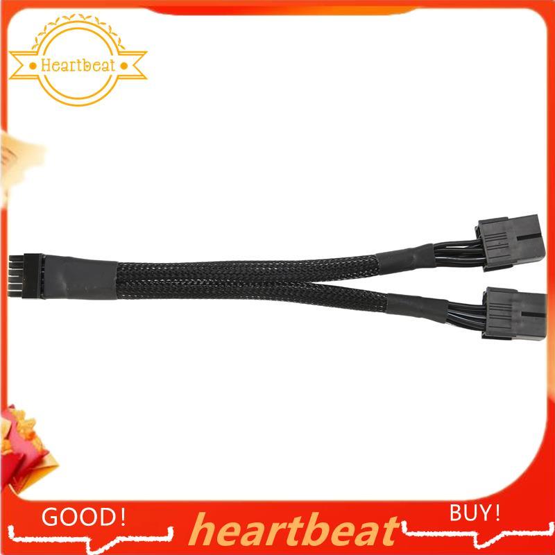 การ์ด 12VHPWR PCIe 5.0 12 Pin to Dual GPU PCIE 8-Pin สําหรับ RTX30 Series 3070 3080 RTX3090 การ์ดวิด