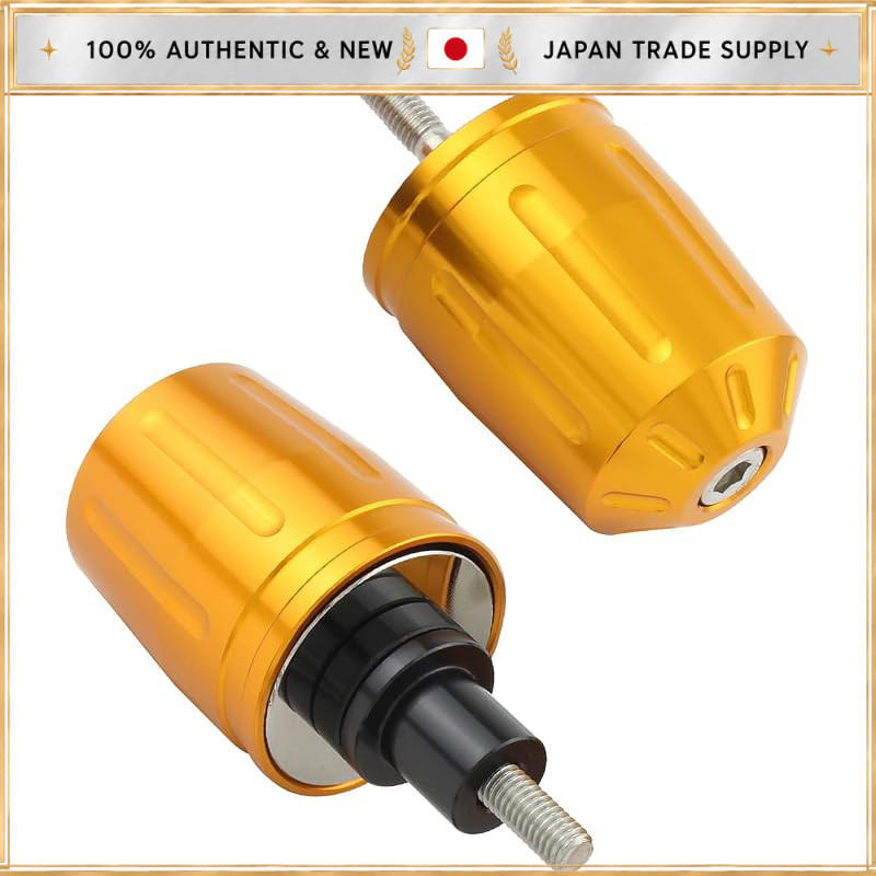 POSH FAITH Motorcycle Handlebar Ends - Ultra Heavy Type 2 for Kawasaki OEM Handlebars - Fits NINJA25