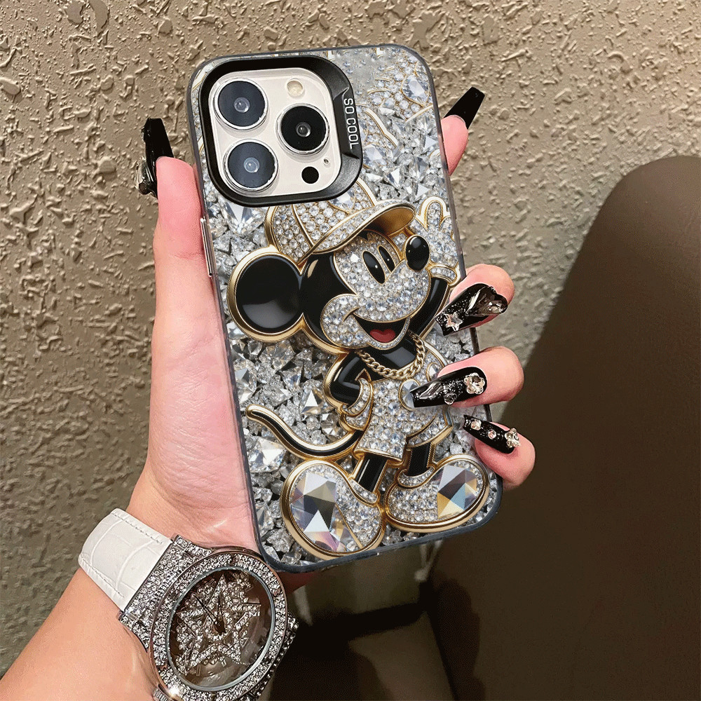 เคสมิกกี้พลอยนูน เคสโทรศัพท์วัสดุ TPU เคสโทรศัพท์ iphone 17 16 15 14 13 12 11 PRO MAX PLUS AIR-SHXSMSCY68