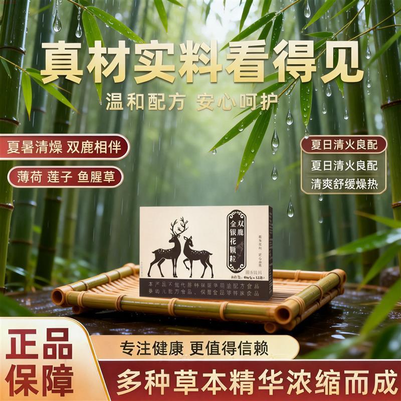 双金银花香粒 Lozen Pain 方草ร้านเรือธงoangao Anturel Air Lozenge ssdของแท้รับประกันกวางคู่อนุภาคสายน้ําผึ้งเ