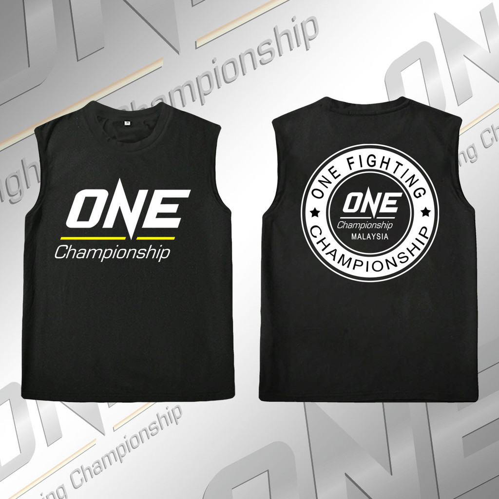เสื้อไม่มีแขน ONE Championship มวย MMA สไตล์สตรีท พร้อมส่ง ไซซ์ S-3XL ใส่ประจำวัน