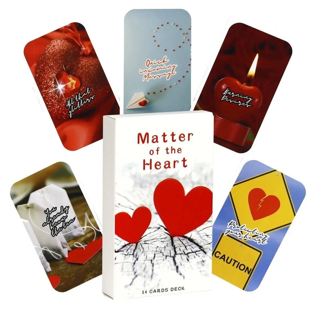 กิจกรรมหัวใจ Oracle Card, Tarot Card Decks, ไพ่ทาโรต์คลาสสิก, 54 ชิ้น/เซ็ต Spiritual Message Card, ก