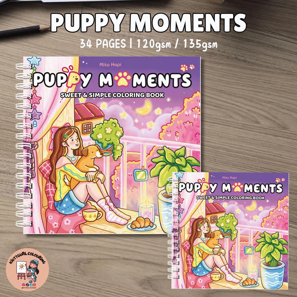 [LASER PRINTED] PUPPY MOMENTS หนังสือคูริ่ง 34 หน้า