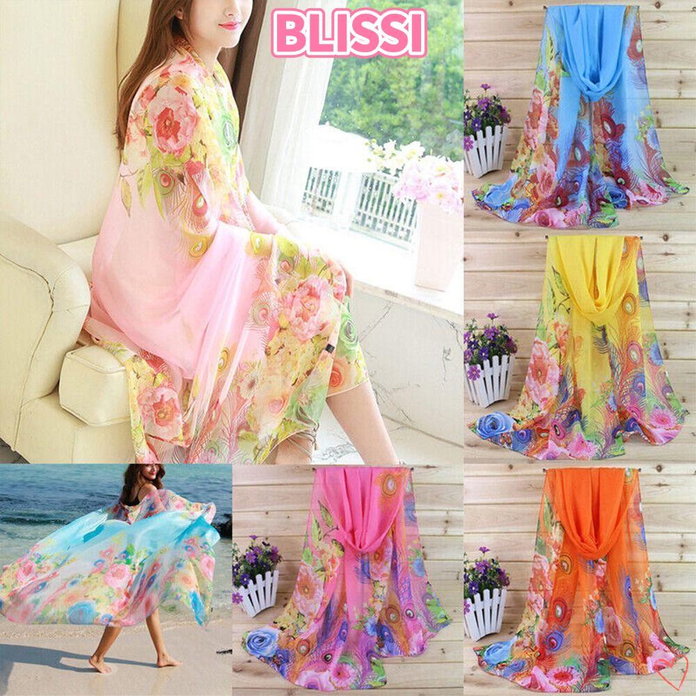 ความสุข‌I Beach Shawl Gift Head Wrap Summer Beach Sarong Scarf