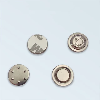 1ชิ้น ชุดแม่เหล็กติดป้ายชื่อแรงสูง 17/20 มม. พร้อมกาว 3M อย่างดี magnetics แม่เหล็กติดป้ายชื่อ 17mm 20mm แม่เหล็กแรงสูง