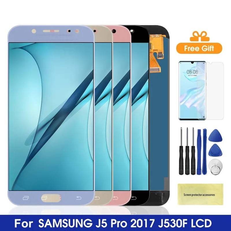 5.2 สําหรับ Samsung สําหรับ J5 2017 J5 Pro J530 J530F J530G J530S จอแสดงผล LCD Touch Screen Digitize