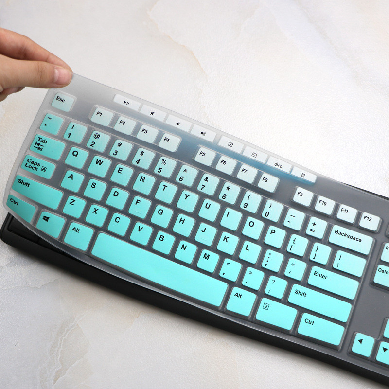 ฝาครอบแป้นพิมพ์ซิลิโคนสําหรับ Logitech MK295 MK275 MK200 MK260 MK270r K270 แป้นพิมพ์กันฝุ่น/ฝาครอบแป