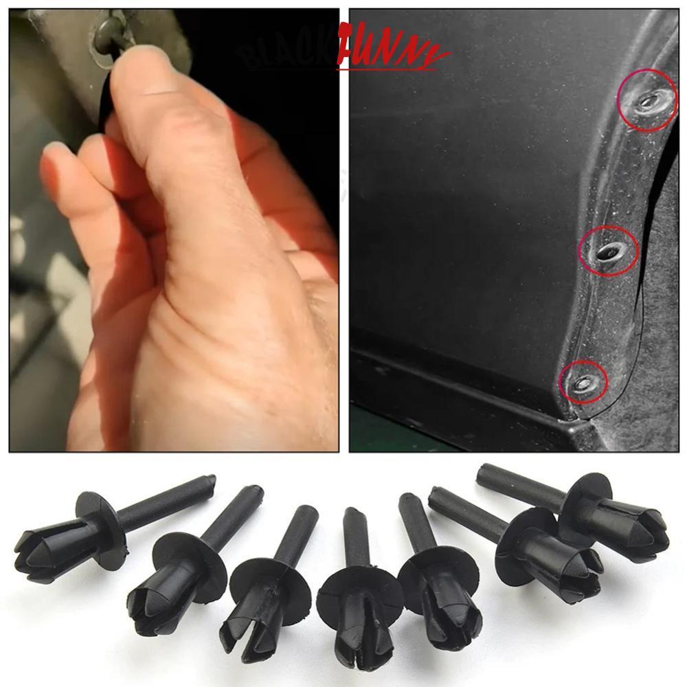 BLACKFUNNY 10 ชิ้นรถ Fender Liner Rivet ขยายคลิป Retainer Fasteners สําหรับ BMW 1er 2er 3er 4er 5er 