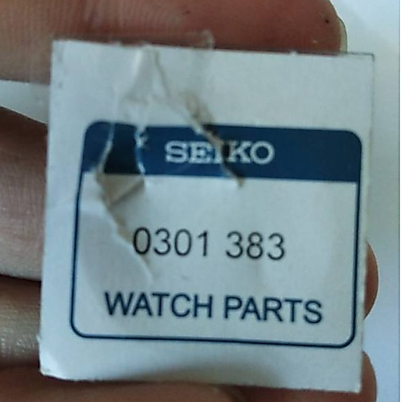รหัสส่วน Seiko ดั้งเดิม 0301383 อะไหล่นาฬิกา ต้นฉบับ