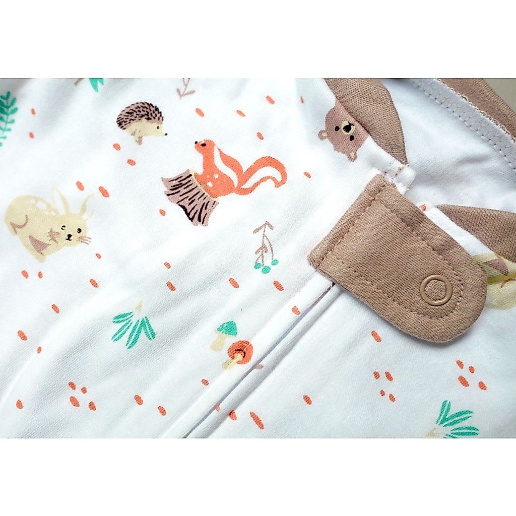 ชุดบอดี้สูทคลุมเท้า 2-way zipper Tram & Tale รูปที่ 3
