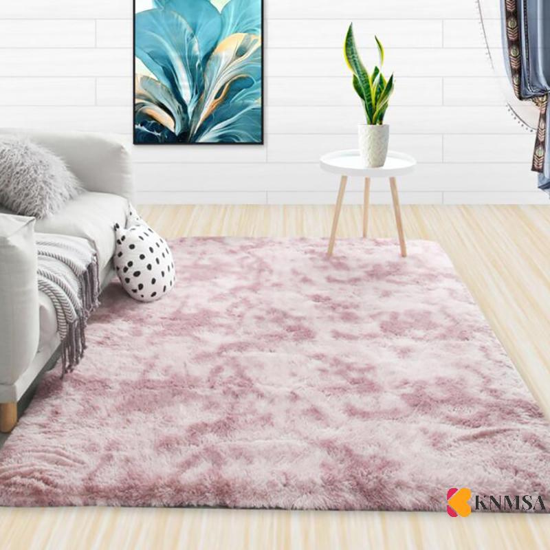KNMSA] Thi Carpet for Living Room Plush Rug Children Bed Room Fluffy Floor Carpet ss neck namn