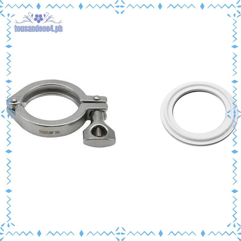 [tousandeoe4.ph] Ferrule with O-Ring Seal Tri Clamp Stainless Steel for Home Brewing Equipment B