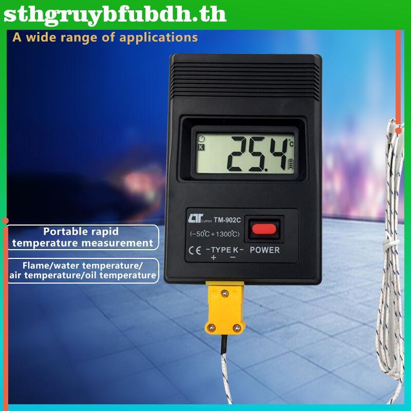 ST TM-902C (-50C ถึง 1300C) อุณหภูมิ TM902C Digital K ประเภทเครื่องวัดอุณหภูมิ Sensor + Thermocouple