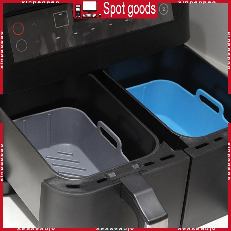 XI Square Air Fryers ซิลิโคน Stick Liners เปลี่ยนตะกร้า Air Fryers