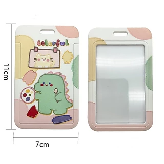 ซองใส่บัตรพร้อมเชือกเส้นเล็ก ปรับขนาดอัตโนมัติ สําหรับบัตรมหาวิทยาลัย บัตรประจําทาง รถบัส