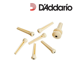 D'addario หมุดกีต้าร์ 1 ชุด สีครีม ของแท้