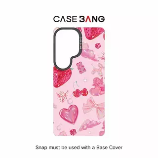 【แผ่นหลังแม่เหล็ก】For Samsung S24-26,CASEBANG Sweet Series เคสแม่เหล็ก ImagiSnap, เปลี่ยนกลับ, ป้องกันการตกกระแทกทหาร