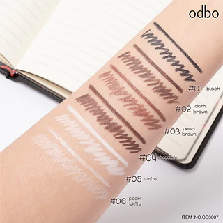 Odbo Tiny Smooth Liner โอดีบีโอ ไทนี่ สมูท ไลเนอร์ ดินสอ ขอบตา สลิม ขนาด 0.1g. OD3007