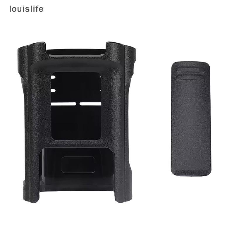 LETH สําหรับ DM32 Two Way Ham วิทยุ Oril UV-32 DM-32 Walkie Talkie เข็มขัดคลิป Hoster กรณี UV32 เข็ม