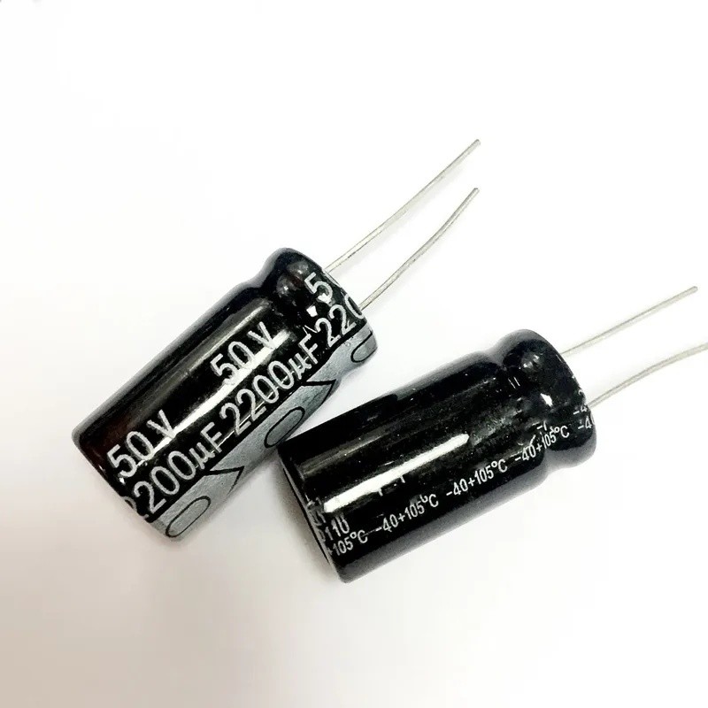 50PCS-10PCS 2200UF 50V ตัวเก็บประจุไฟฟ้า 50V2200UF 16x25 มม.