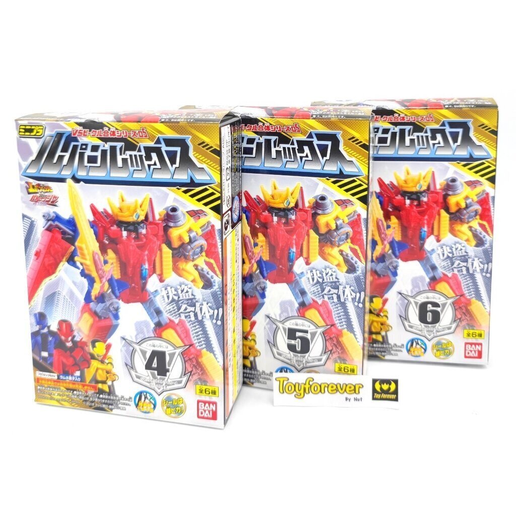 Minipla Lupinranger Jackpot Striker แจ็คพอร์ต ร่างสุดยอดลูแปง 3กล่อง